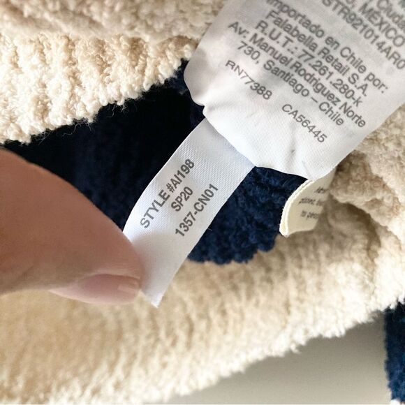 Madewell sweater - Striped Lakeville Pullover in‎ blue/cream Sweater Size XS - Picture 4 of 5